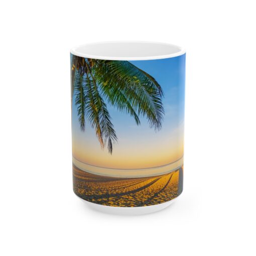 Tropical Beach Sunset Serenity Mug, (11oz, 15oz)