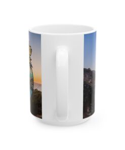 white coffee mug handle