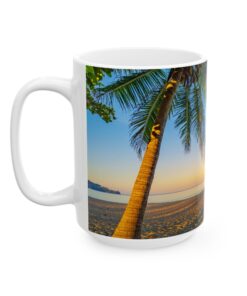 Tropical Beach Sunset Serenity Mug, (11oz, 15oz)