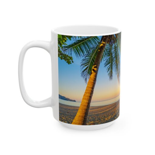 Tropical Beach Sunset Serenity Mug, (11oz, 15oz)