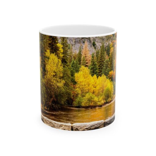 Yosemite National Park autumn scene mug.