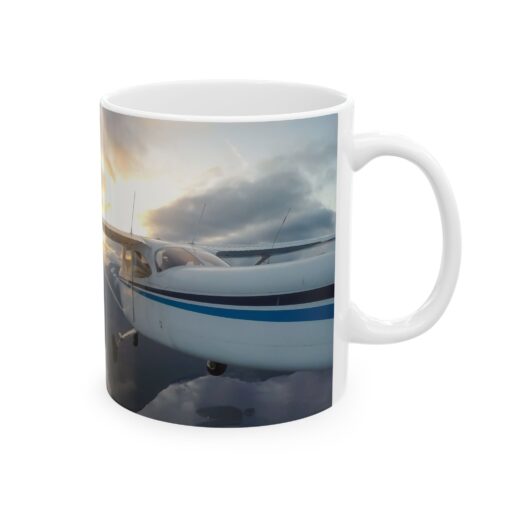 Cessna 172 Flying into the Sunset Mug, (11oz, 15oz)