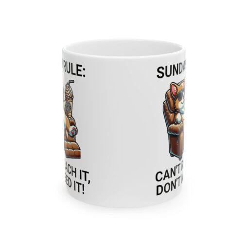 Sunday Rule Funny Corgi Mug