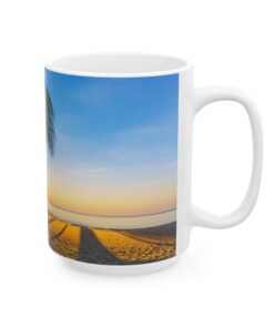 Tropical Beach Sunset Serenity Mug, (11oz, 15oz)