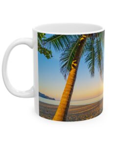 Tropical Beach Sunset Serenity Mug, (11oz, 15oz)