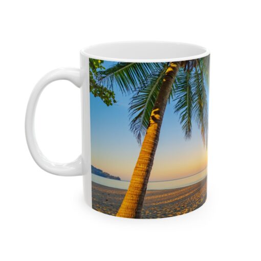 Tropical Beach Sunset Serenity Mug, (11oz, 15oz)