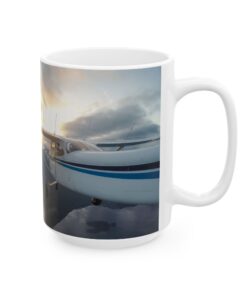 Cessna 172 Flying into the Sunset Mug, (11oz, 15oz)