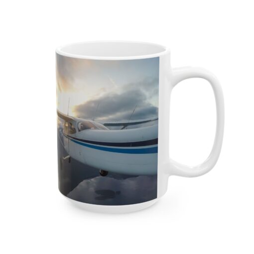 Cessna 172 Flying into the Sunset Mug, (11oz, 15oz)