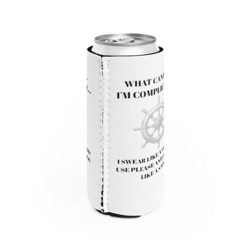 Complicated Slim Can Koozie