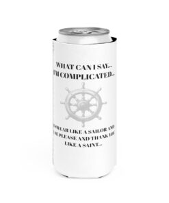 Complicated Slim Can Koozie