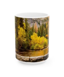 Yosemite National Park autumn scene mug.