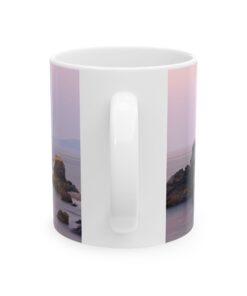 coffee mug with image of Wedded Rocks of Futami Japan