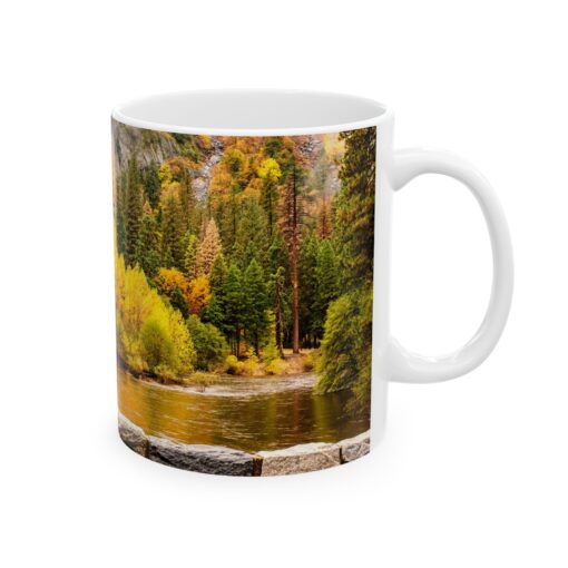 Yosemite National Park autumn scene mug.