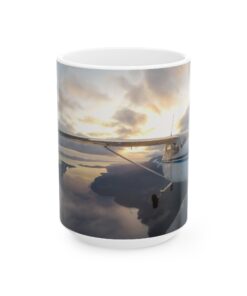 Cessna 172 Flying into the Sunset Mug, (11oz, 15oz)