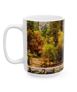 Yosemite National Park autumn scene mug.