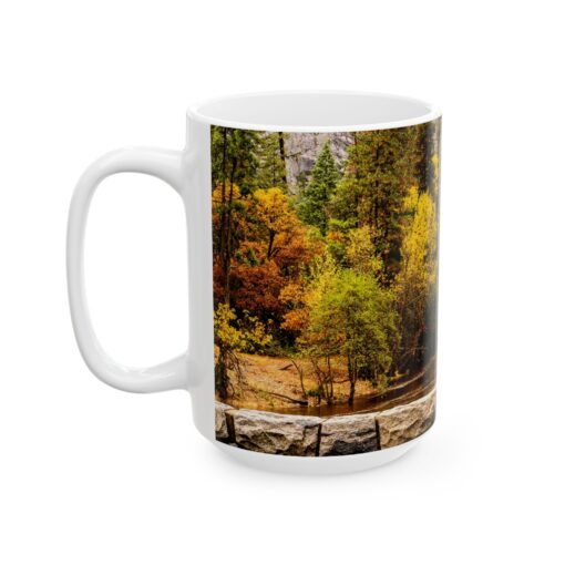 Yosemite National Park autumn scene mug.