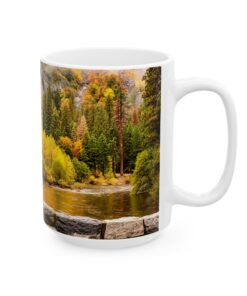 Yosemite National Park autumn scene mug.