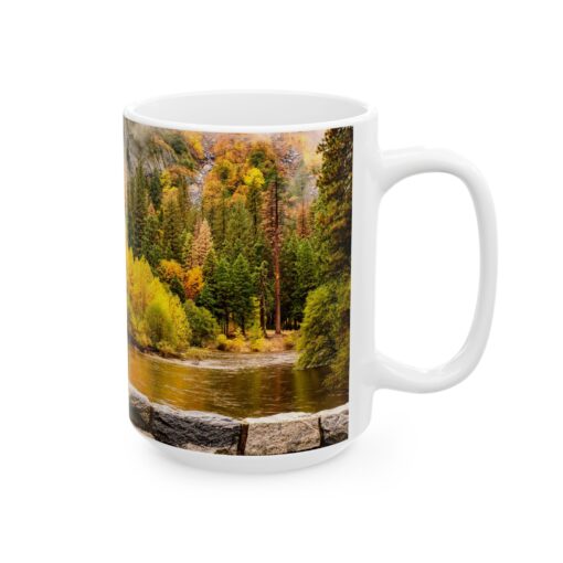 Yosemite National Park autumn scene mug.