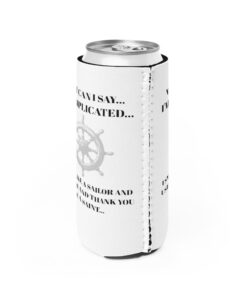 Complicated Slim Can Koozie