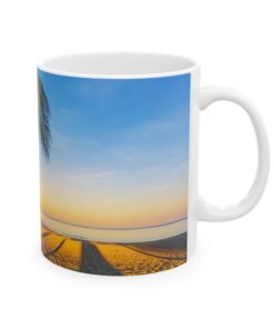 Tropical Beach Sunset Serenity Mug, (11oz, 15oz)