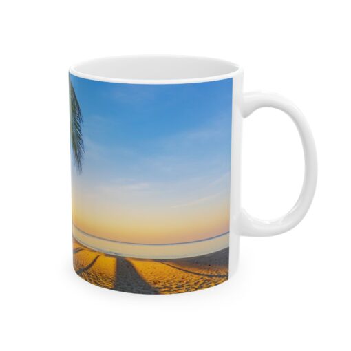 Tropical Beach Sunset Serenity Mug, (11oz, 15oz)