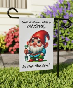 Gnome Garden Flag