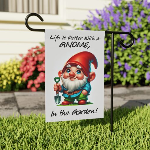 Gnome Garden Flag