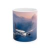 Sunset Flight Captivating 737 Coffee Mug, (11oz, 15oz)