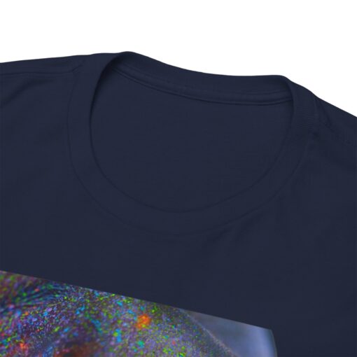 Heavy cotton tee featuring an artistic face design titled 'Neon Dreams.