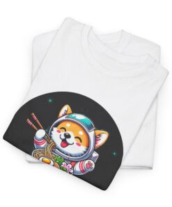 Tee shirt featuring a cartoon ram astronaut in space