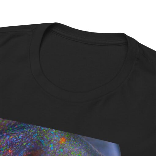 Heavy cotton tee featuring an artistic face design titled 'Neon Dreams.