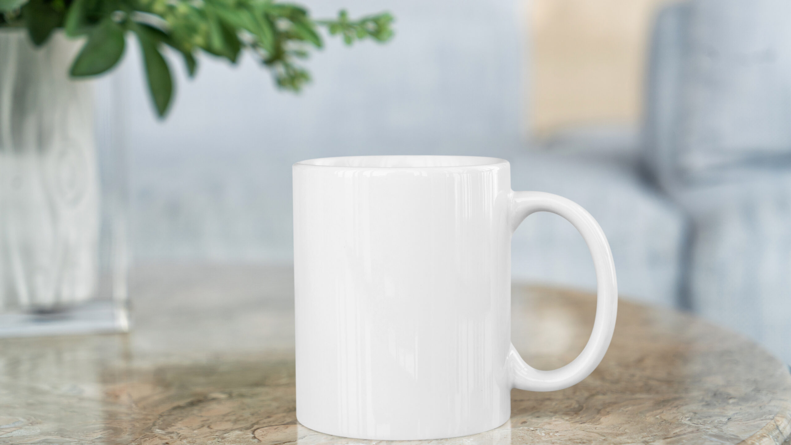 white coffee mug ready for custom design