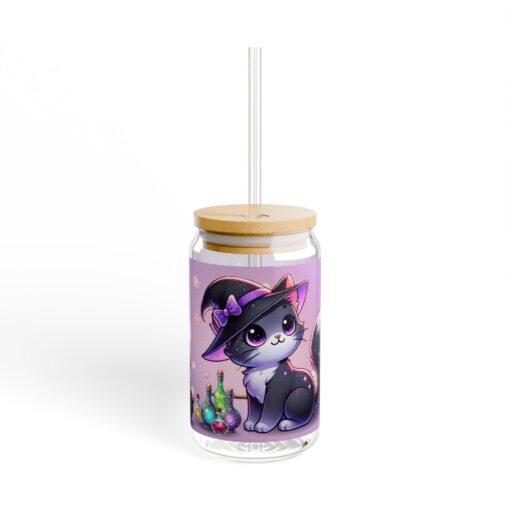 Witchy Whiskers Sipper Glass