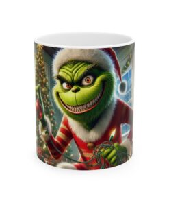 Mischievously Grinchy Holiday Coffee Mug