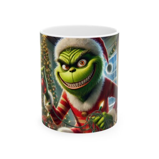 Mischievously Grinchy Holiday Coffee Mug