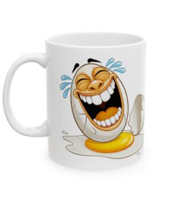 Why Dont Eggs Tell Jokes Mug