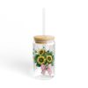 Shamrock Sunshine Frosted Sipper Glass