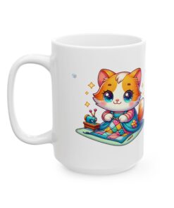 Purrfect Patchwork Quilter Mug