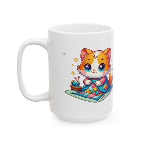 Purrfect Patchwork Quilter Mug