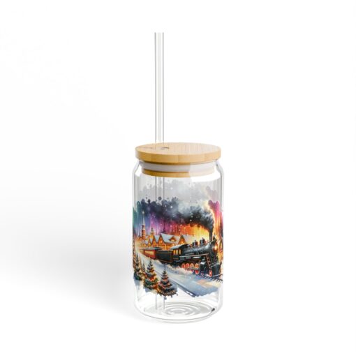 Winter Wonderland Express Sipper Glass