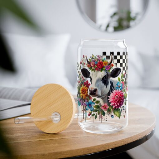 Blooming Pastures Sipper Glass