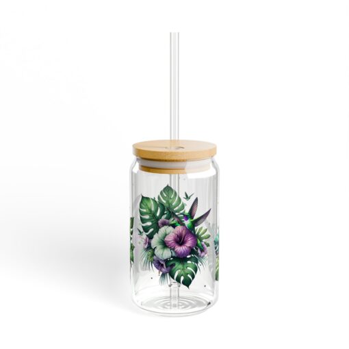 Hummingbird Paradise Sipper Glass