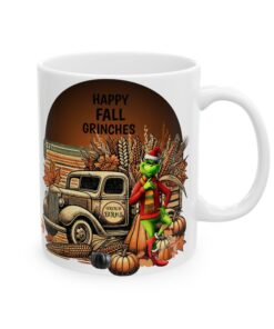 Happy Fall Grinches Ceramic Mug