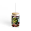 Grinchy Christmas Frosted Sipper Glass