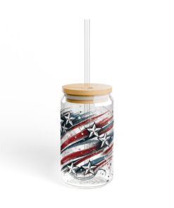 Patriotic Glory Sipper Glass