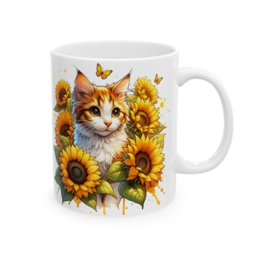 Sunlit Whiskers Coffee Mug