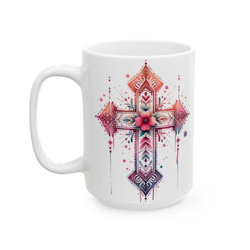 Bold Boho Cross Coffee Mug