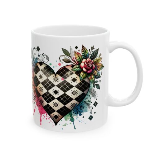 Heart and Blooms Coffee Mug