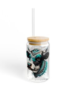 Azure Majesty Sipper Glass