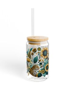 Wild Elegance Sipper Glass